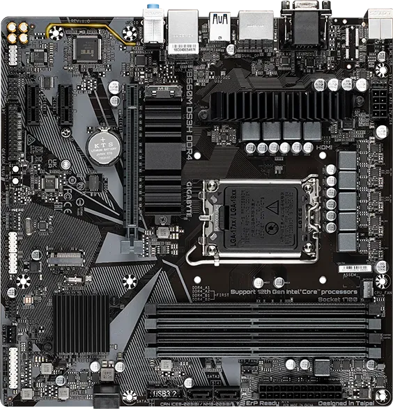 материнская плата Gigabyte B660M DS3H DDR4